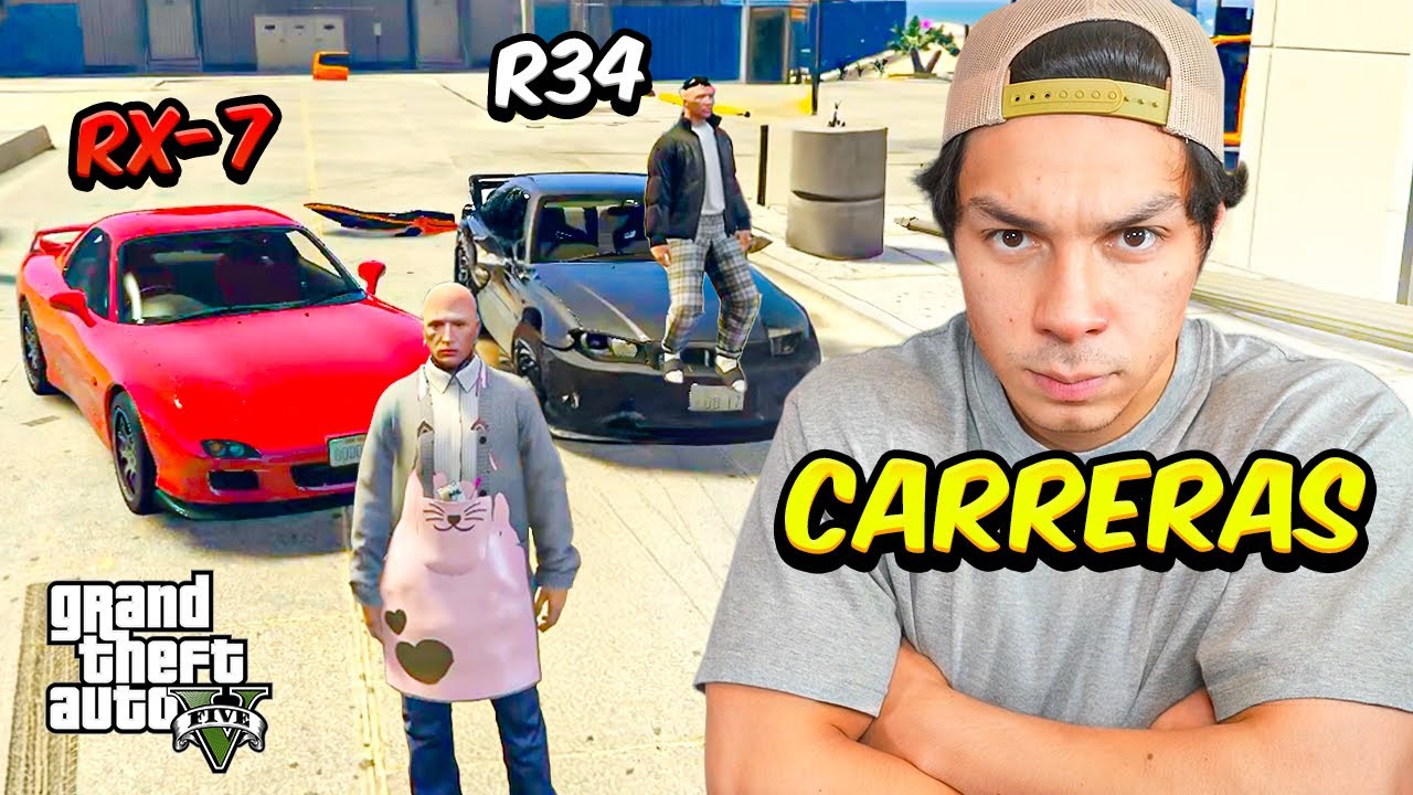 COMPRAMOS UN SKYLINE Y UN RX7 PARA HACER CARRERAS CLANDESTINAS EN GTA RP - Yair17