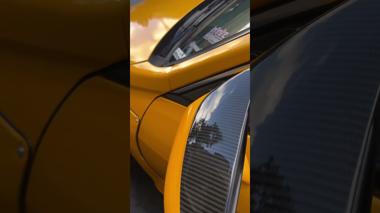 Glossy Metallic Golden Yellow Vinyl Wrap.