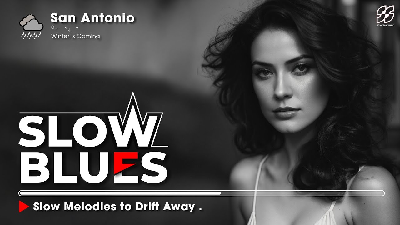 ⁣Slow Blues 2025 ❄ The Best of Slow Blues ❄ Slow Melodies to Drift Away
