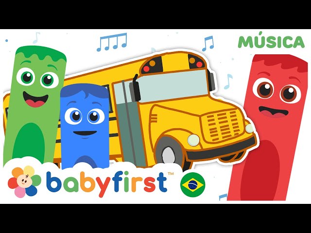 🎵🎤 Vídeos Educativos para crianças, As Rodas do ônibus Canção, canção  infantil