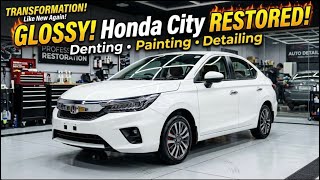 "Honda City Restoration: Full Denting, Painting, and Detailing Process!". Cars Clinic