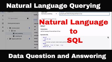 Natural Language Data Querying- Big Query Data QnA