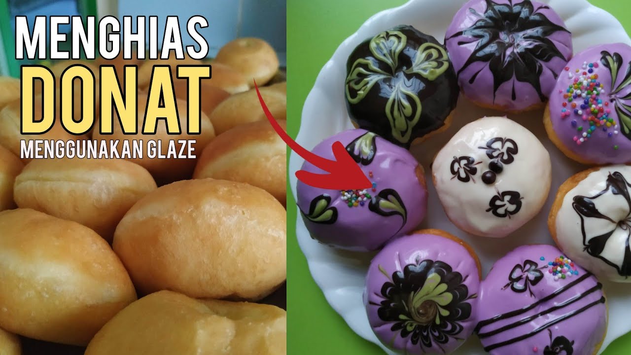 Cara Menghias Donat Menggunakan Glaze Untuk Pemula Part 2 