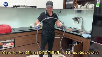Thông cầu cống nghẹt - Camera nội soi - Hút hầm cầu  - Thành Nguyễn 24h - 0937.407.409
