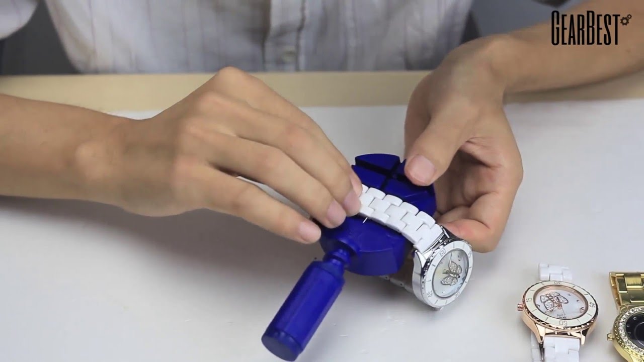 How to Open The Watch Band Without Broken By This Tool From Gearbest