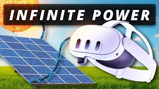 I Played VR Games Using 100% Solar Power
