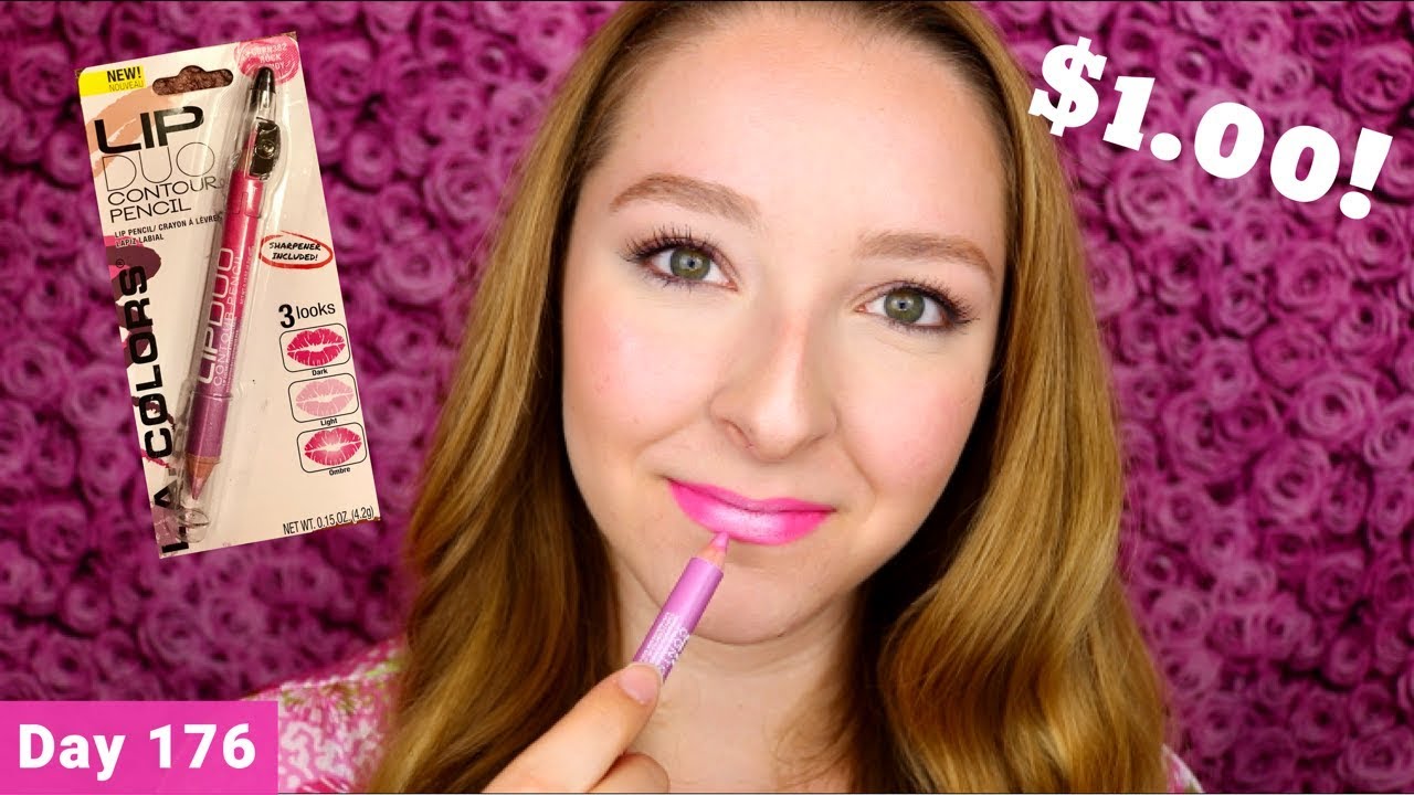 LA Colors Lip Duo Contour Pencil Review Rock Candy Dollar Tree