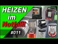 HEIZEN im NOTFALL! | #011 ♨️ Preppen mit wenig Platz | Notheizung Gas Petroleum Elektro Blackout