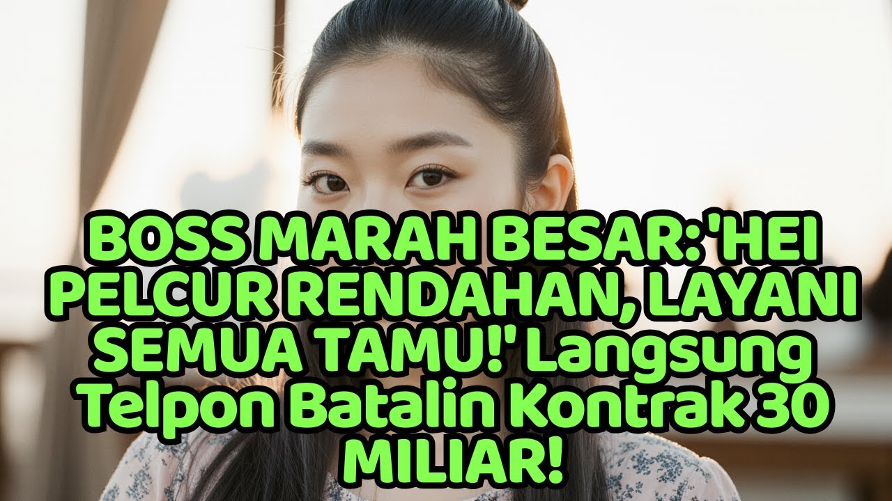 BOSS MARAH BESAR  'HEI PELCUR RENDAHAN, LAYANI SEMUA TAMU!' Langsung Telpon Batalin Kontrak 30
