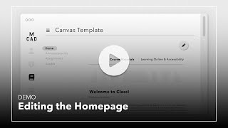 Editing the Homepage