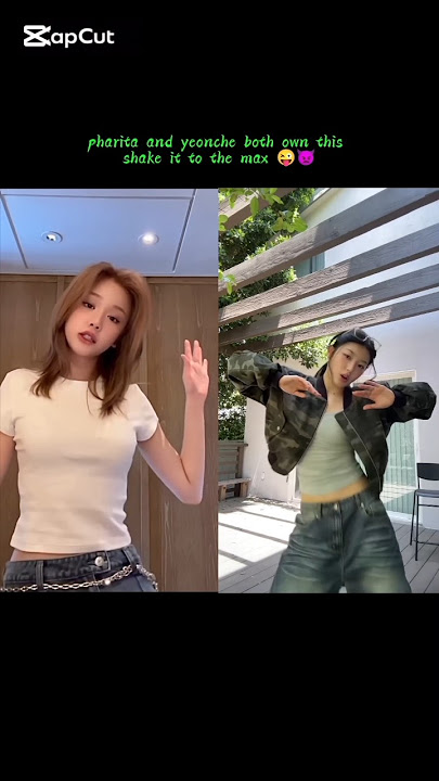 PHARITA AND YEONCHE BOTH WON THIS TREND 👿 #babymonster #katseye #pharita #ahyeon