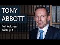 Tony Abbott | Full Address and Q&A | Oxford Union