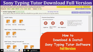 Sony typing tutor 2025- how to download full version बिलकुल फ्री | LDC best typing software