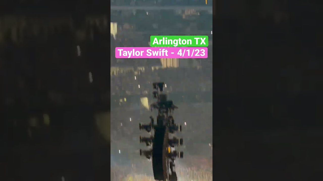 Taylor Swift Live In Arlington TX 4 1 23 You Belong With Me Taylorswift