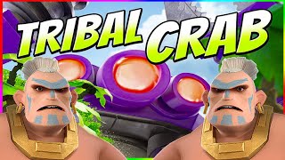 Tribal Mega Crab with Warriors - Warriors Only Challenge Boom Beach Mega Crab