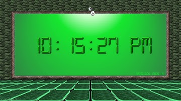 MatsClock 120051a - Free Digital Clock for PowerPoint Presentation Slides