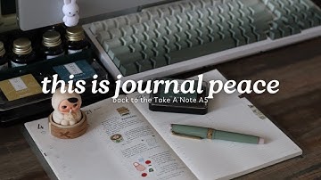 2025 Take A Note A5 // Journal With Me & Finding Journal Peace