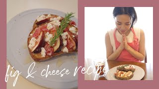 【簡単！主婦の朝ごはんレシピ】イチジクとチーズと蜂蜜と