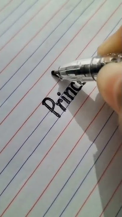 How to write in print font 🖋️ - YouTube