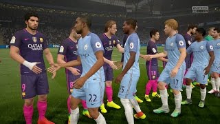 FIFA 17 | Manchester City vs FC Barcelona - Full Gameplay (PS4/Xbox One)(Full HD FIFA 17 Gameplay of Manchester City vs FC Barcelona Xbox One | PS4 | 1080p | World Class Difficulty Check out my channel for more early FIFA 17 ..., 2016-09-24T12:01:13.000Z)