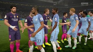 FIFA 17 | Manchester City vs FC Barcelona  - Full Gameplay (PS4/Xbox One)(Full HD FIFA 17 Gameplay of Manchester City vs FC Barcelona Xbox One | PS4 | 1080p | World Class Difficulty Check out my channel for more early FIFA 17 ..., 2016-09-24T12:01:13.000Z)