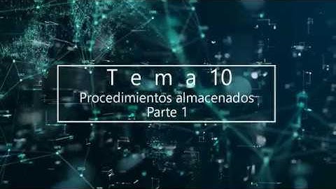 MariaDB / MySQL - Procedimientos almacenados - Parte 1