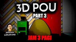 TANTANGAN 3D POU | Apa Yang Akan Terjadi Jika Kita MAIN POU JAM 3 PAGI? - Part 3 screenshot 5