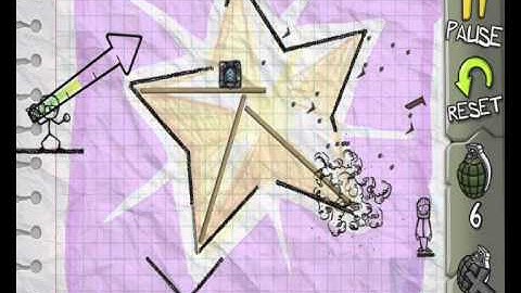 Fragger Stick Man Level 13 - Solution Walkthrough