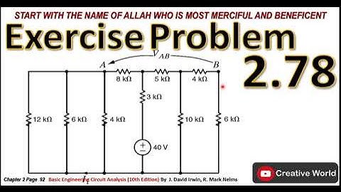 Chapter 2 Exercise Problems 2.78 Solution | Linear Circuit Analysis