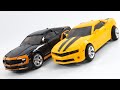 Transformers KO OverSized 2 Black &amp; Yellow Bumblebee Vehicles Car Robots Toys