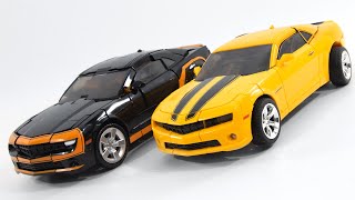 Transformers KO OverSized 2 Black &amp; Yellow Bumblebee Vehicles Car Robots Toys