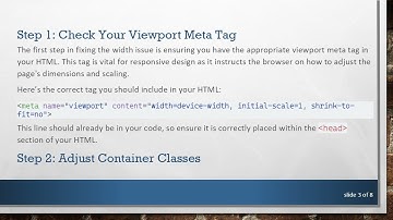How to Fix the Bootstrap 4 HTML Page Being Too Big on Mobile Devices