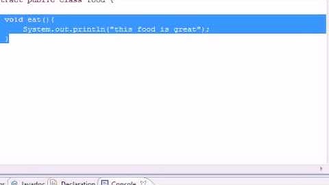 Java Programming Tutorial 58 Abstract and Concrete Classes