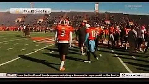Day 1 2017 Reese's Senior Bowl Practice - South Practice - 1 on 1 OL vs DL and DB vs WR Drills