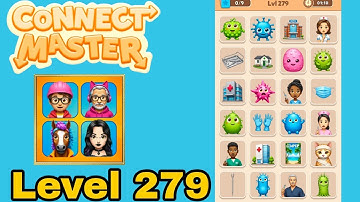 Connect master match puzzle level 279 solution walkthrough 