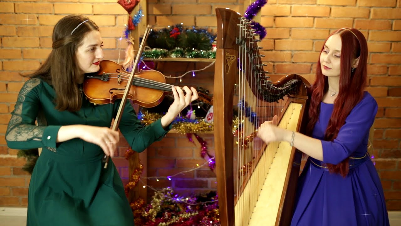 We Wish You A Merry Christmas || harpviolin cover