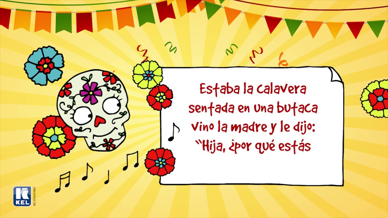 Estaba la calavera - Memoriza y canta! | Benteveo Palabras 3 - YouTube