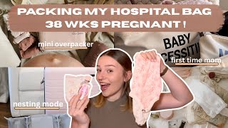 PACKING MY HOSPITAL BAG *first time mom* 38WKS