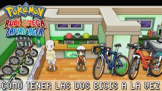 Cómo tener dos bicis a la vez Pokémon Rubí Omega & Zafiro Alfa - YouTube