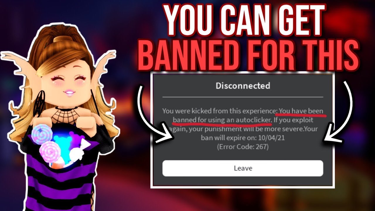 Do u get banned or kicked for using autoclicker?