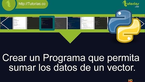 arrays – python (suma datos vector)