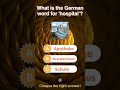 Fun german word quiz test your vocabulary  learn german  brot