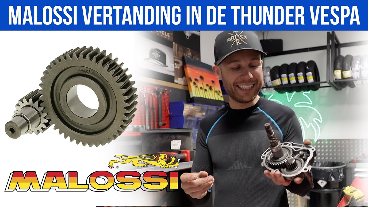 MALOSSI VERTANDING IN DE THUNDER VESPA | VOL GAS MET JOEY - YouTube