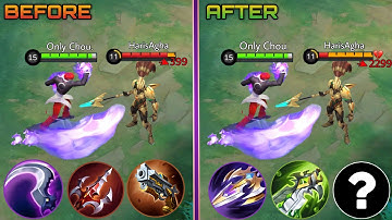 SUPREME CHOU BEST BUILD AND EMBLEM SET FOR ONE SHOT ENEMY | 100% DAMAGE | MUST TRY | MLBB