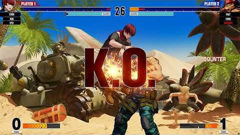 KOF XV | Chris & Iori & Kyo 💥 Antonov & Ralf & Chris | CPU vs CPU AI vs AI