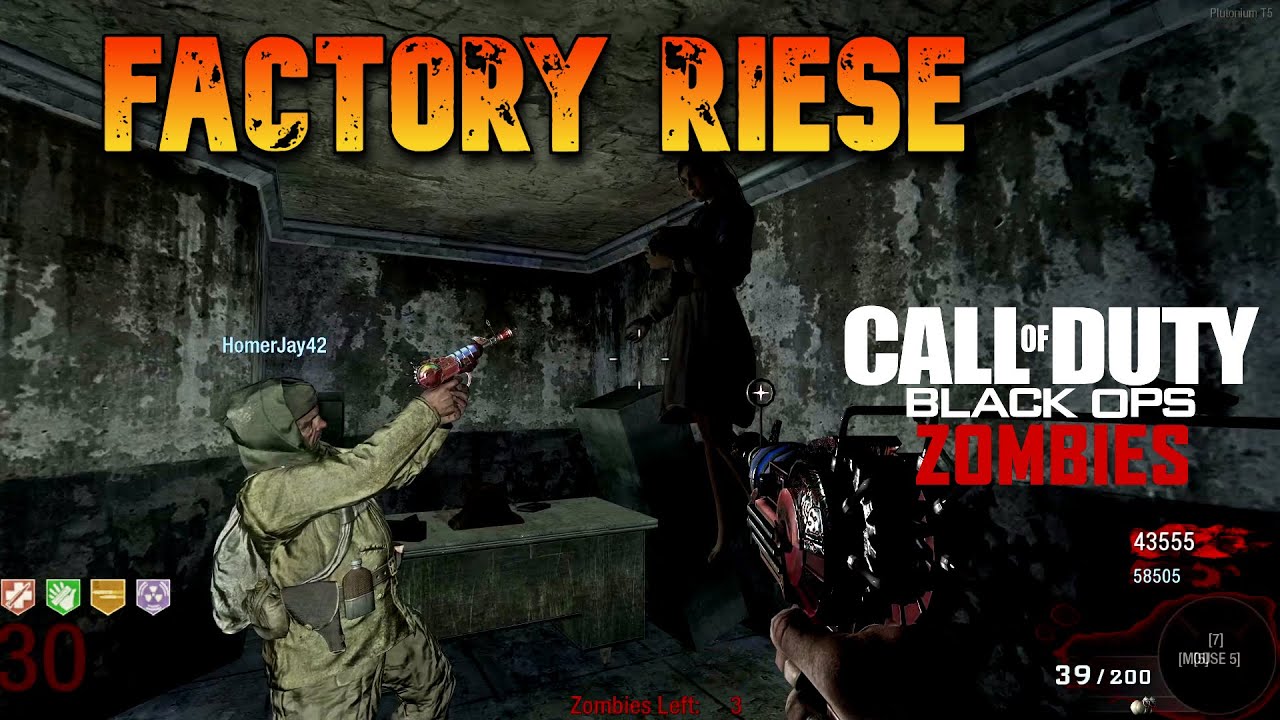 FACTORY RIESE *new map* FULL WALKTHROUGH | BLACK OPS ZOMBIES CUSTOM MAP ...