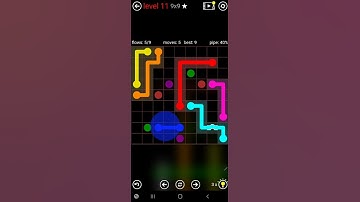 How To Solve Flow Free Bridges Bonus Pack Level 11 9x9 Board Walk Through Solution Walkthrough