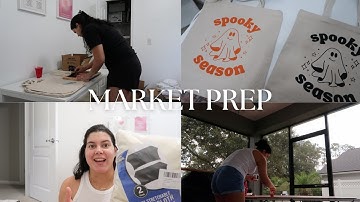 MARKET PREP: my first small business pop up ~ making lots of inventory