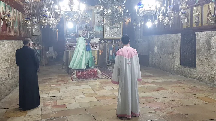 Mary's Tomb (Mother of Jesus) - The Assumption into Heaven Jerusalem, Israel  (Armenian ceremony)