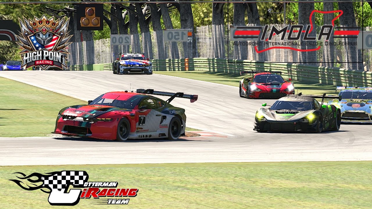 iRacing - High Point Racing GT Challenge - IMOLA - Mustang GT3 - YouTube